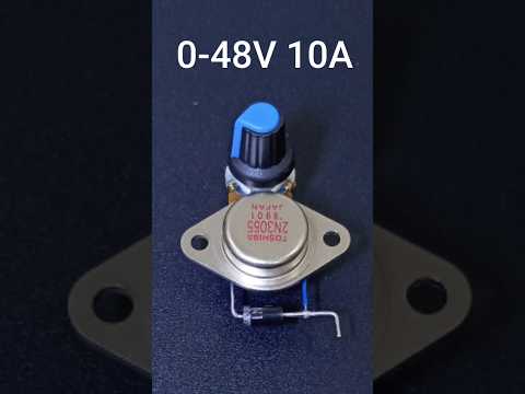 Adjustable Voltage Regulator Using 2N3055  0 48V 10A