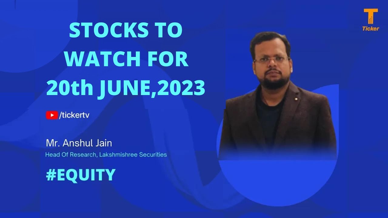 Stock To Watch Tomorrow - JINDALSTEL By Mr. Anshul Jain, Lakshmishree Securities