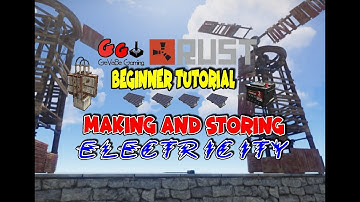 Rust Beginner Electricity Tutorial - Solar Panels, Wind Turbines & Batteries