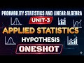 PSLA Unit 3 Statistics One Shot | All Formulas &amp; Problems