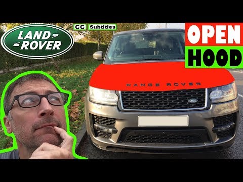 Как открыть капот на Range Rover Vogue - Как открыть Bonnet на Range Rover Vogue