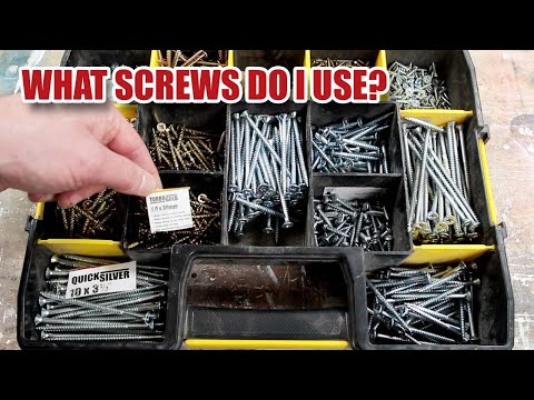 What sort of screws do I use? A tour of my common screws OCD box!