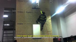 Rochester NY Firefighter Escape Bailout Training Gemtor Harness & Sterling F4