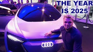 The Future of Self driving Level 5 Autonomous electric cars - The Audi Aicon