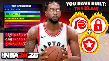 This KAWHI LEONARD "KLAW" BUILD is a MENACE on NBA 2K26