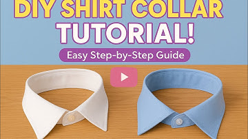 STOP Making Shirt Collars Wrong! Easy Sewing Trick for a Perfect Finish.