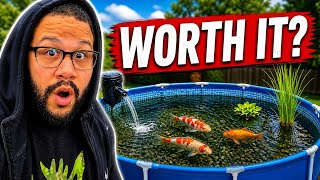     “I Turned a $100 Pool Into a Backyard Fish Pond…