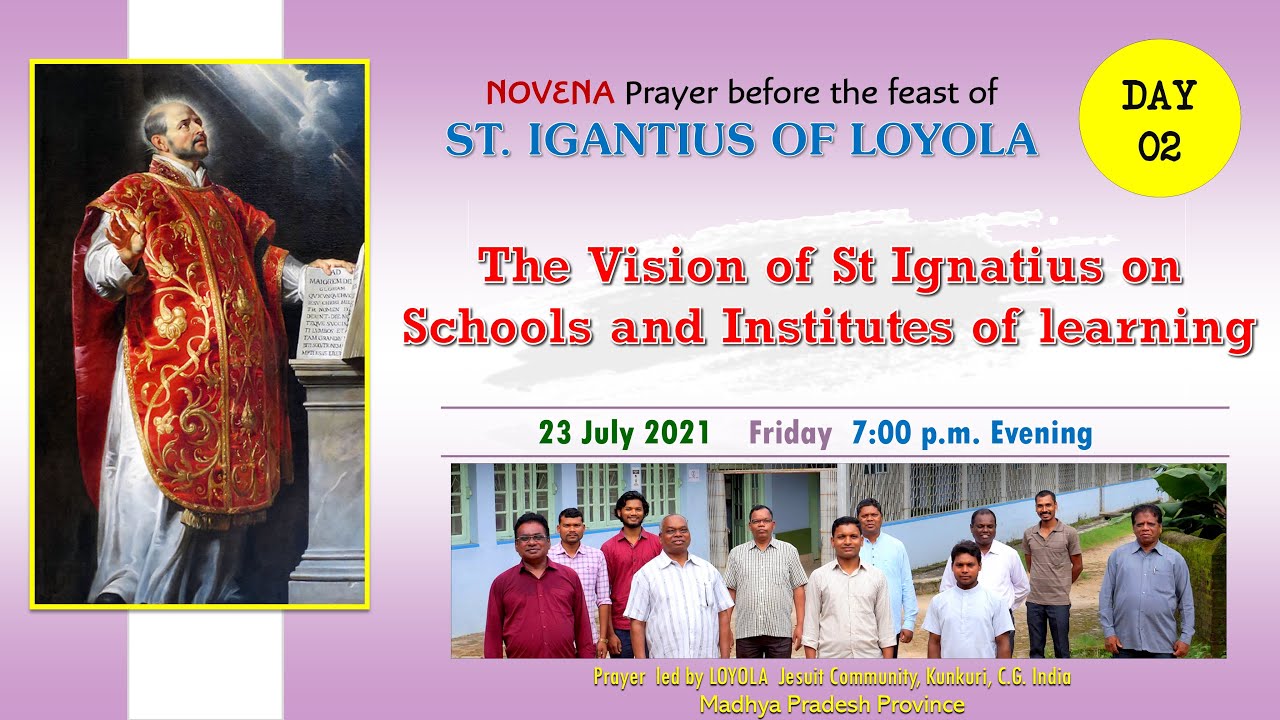Day-2 Novena to St. Ignatius of Loyola, led by LOYOLA Jesuit Community,  Kunkuri, C.G. - YouTube