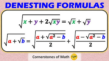 TWO Denesting Formulas, Explained