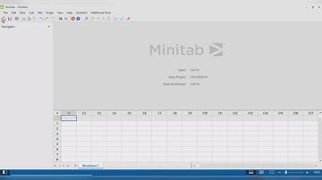 Deskripsi dan Eksplorasi data menggunakan MINITAB