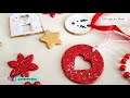 DIY Christmas Ornaments with Air Dry Clay /  Christmas Decoration Idea / Easy Clay Art Tutorial