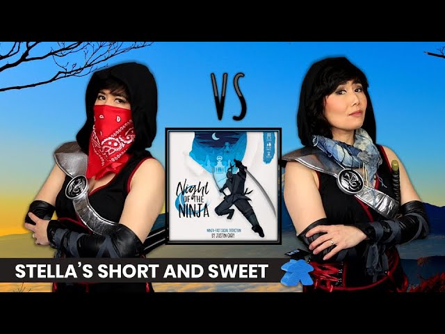 Night of the Ninja Board Game - Stella's Short and Sweet 