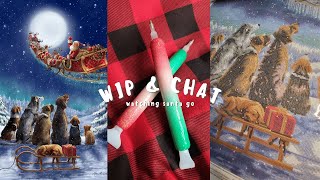 WIP & Chat | Watching Santa Go | Catch Up | Thoughts on D. Brooks Trial  | Hot Sauce Disaster