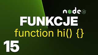 JS w Node.JS od Zera (#15) Funkcje  - Od Zera