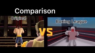 Upcoming boxing league intro animations vs original comparison screenshot 4