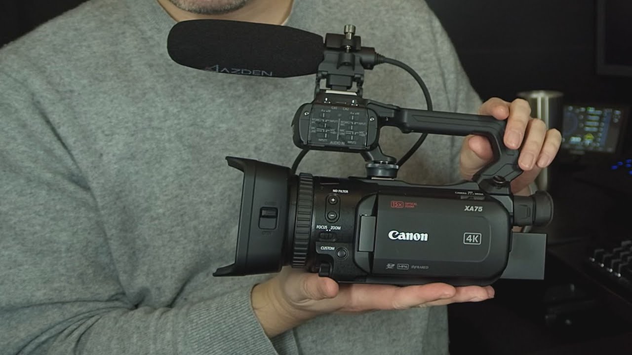 Unboxing] Review of the Canon XA75 Compact Professional Video