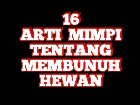 Mimpi Orang Membunuh Kita : Mimpi membunuh orang dengan pisau sama saja