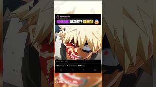 Shigaraki Destroys Bakugo