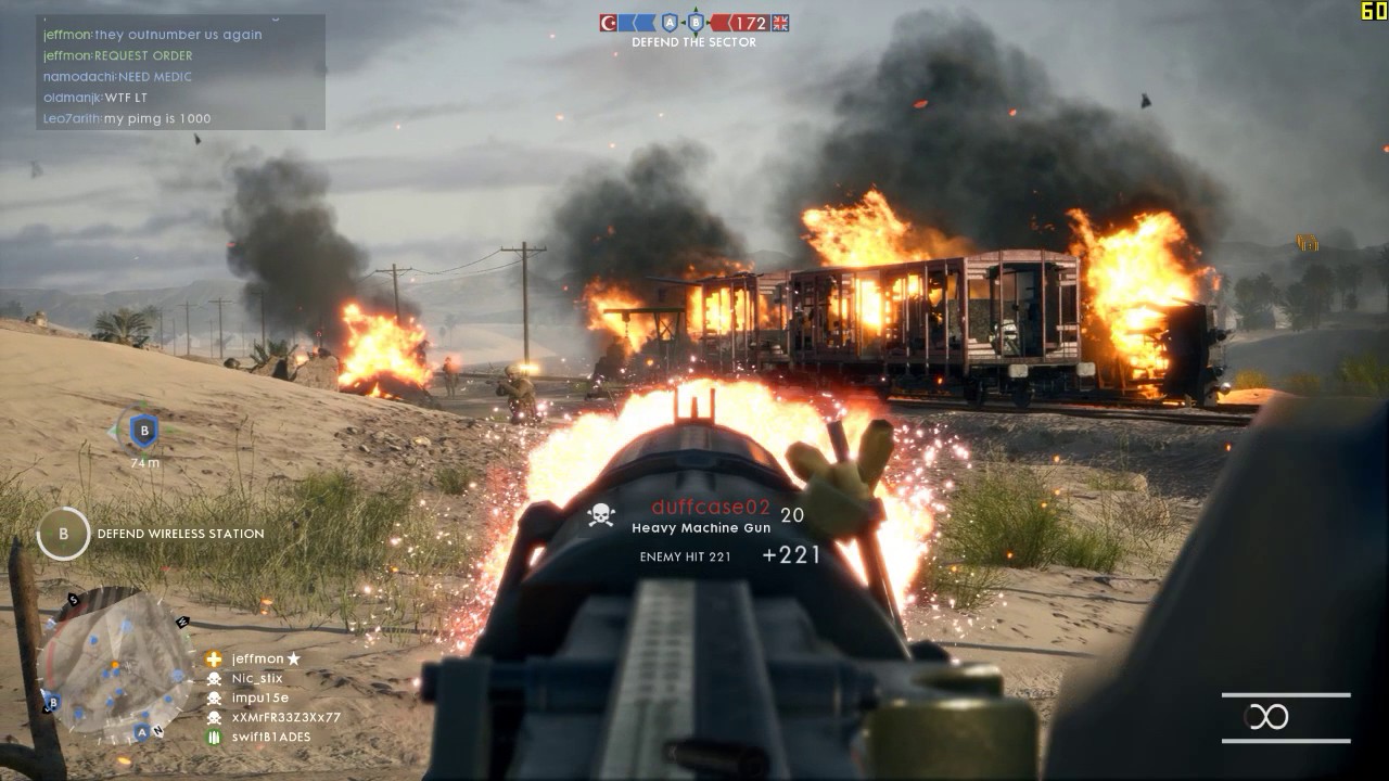 Battlefield 1 | Stationary machine gun