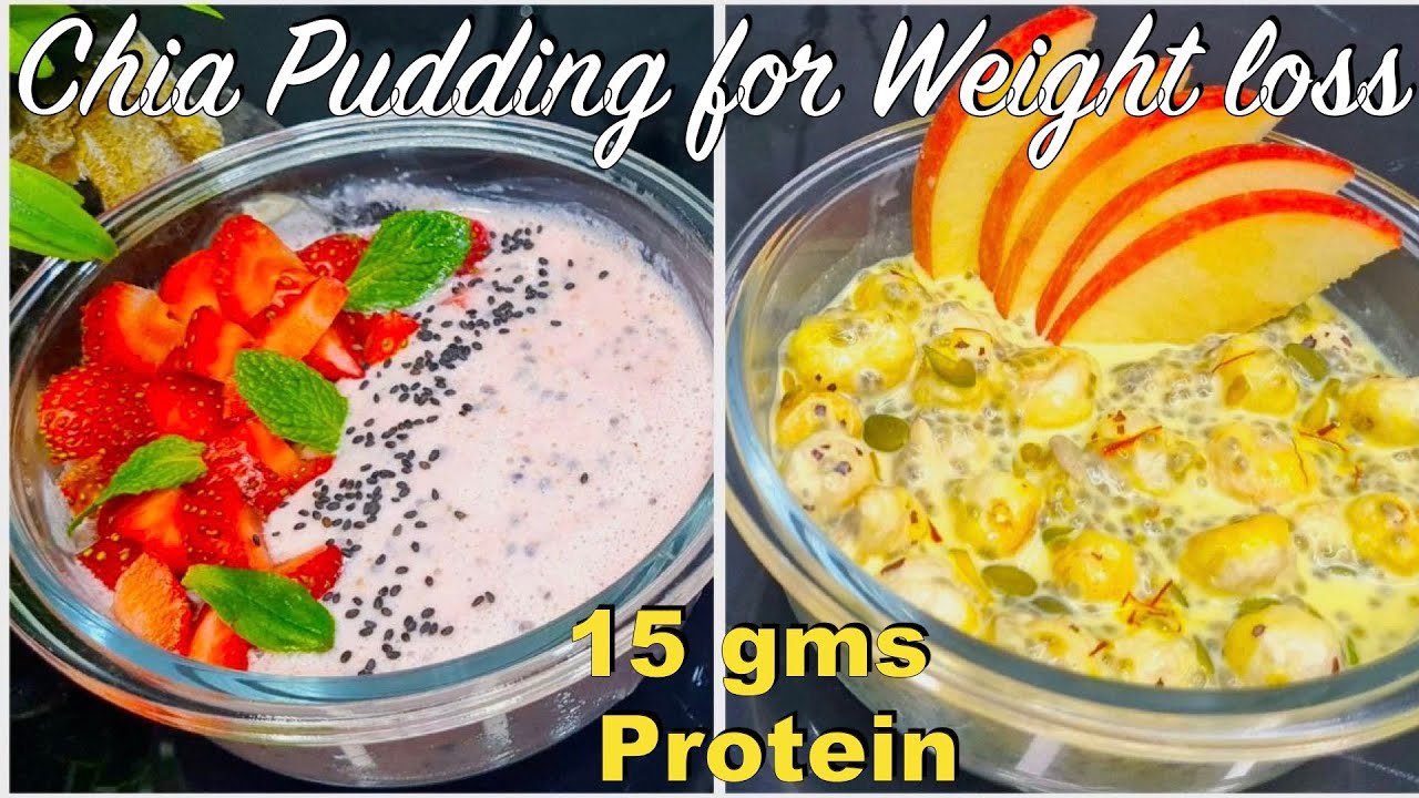 Do try this high Protein Fiber rich Chia Pudding Bowl for Breakfast |No milk Chia Pudding breakfast