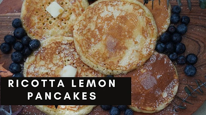 Irresistibly Fluffy Lemon Ricotta Pancakes | Gourmet Breakfast Made Easy