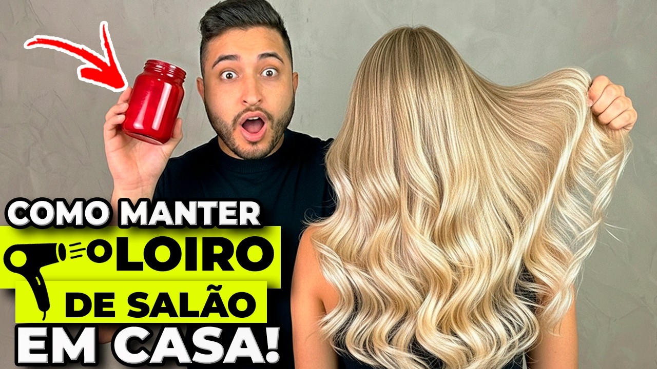 O Verdadeiro Segredo das Loiras: Como Cuidar do Cabelo Loiro em Casa sem Quebra!