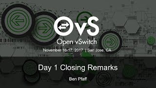 Day 1 Closing Remarks