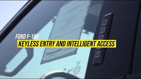 F150 Keypad Entry and Intelligent Access