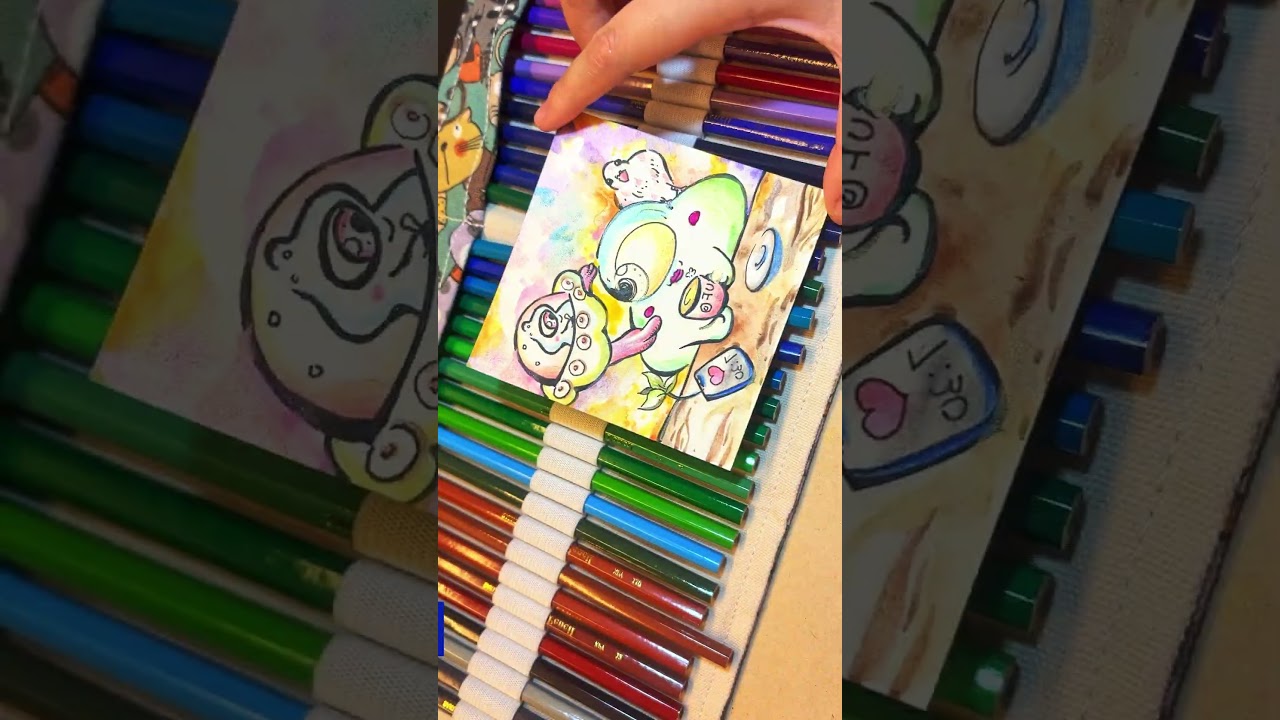 A few quiet moments of drawing🎁 