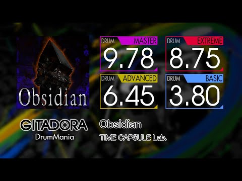 【GITADORA】 Obsidian (MASTER ~ BASIC) Drum