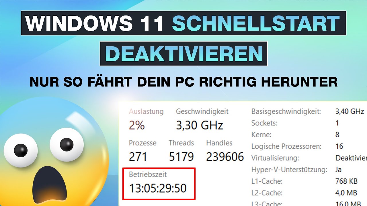 Pc Fährt Runter Und Sofort Wieder Hoch Windows 11 Schnellstart deaktivieren Nur SO fährt dein PC richtig