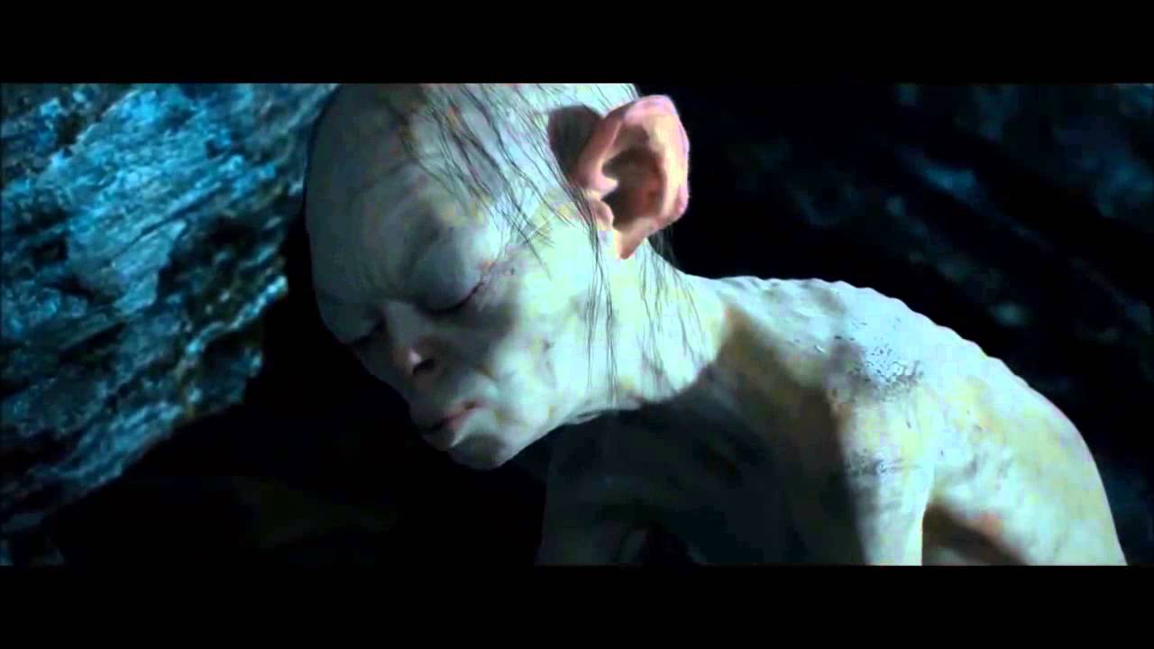 la vraie scene de gollum dans le hobbit YouTube