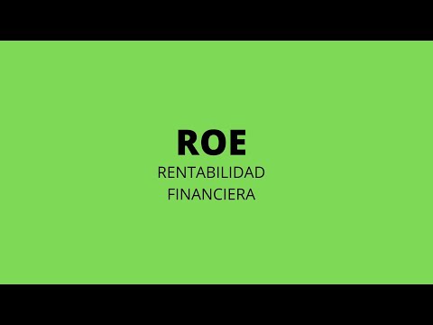 Qué es la rentabilidad financiera RF o ROE (Return on Equity)
