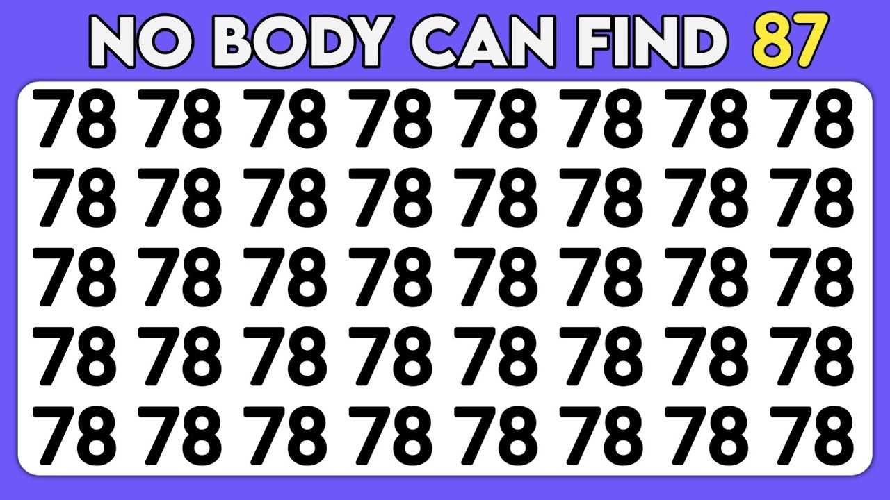 Find The Odd One Out | Challenge Your Sharp Eye 👁️🧠 | Number and Letter Edition.