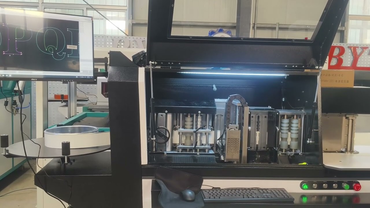 Final Testing of BWZ-C1 Multifunction Letter Bender | Aluminum Channel Letters for France Client