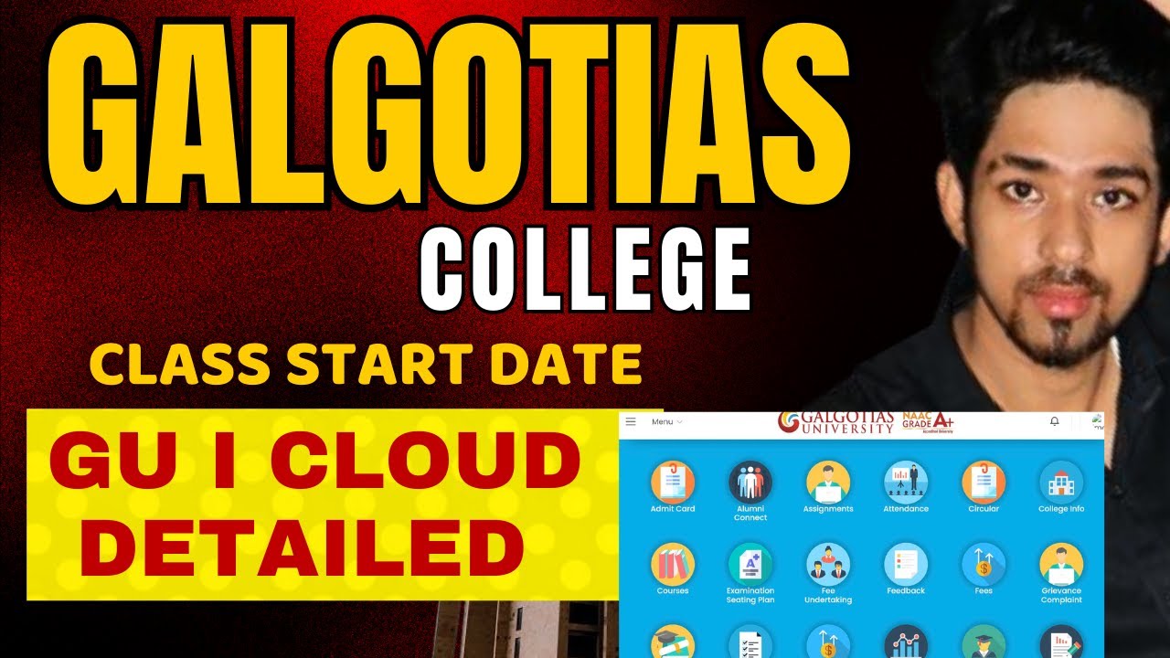 galgotias college class start date | gu i cloud detailed| rishikesh pandey vlogs