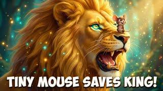 Lion and Mouse - Tiny Hero Saves The King !🐭🦁