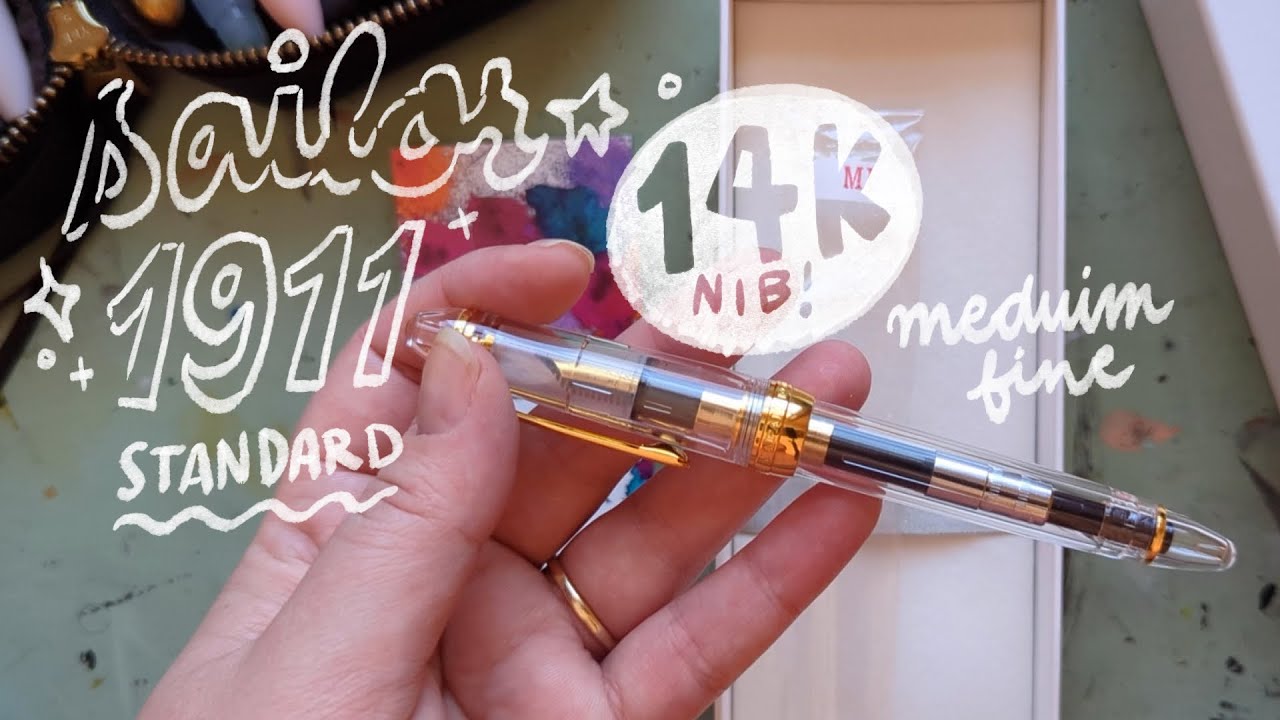 Ручка Sailor 1911 Standard, перо 14K! 🥳 Новая ручка!