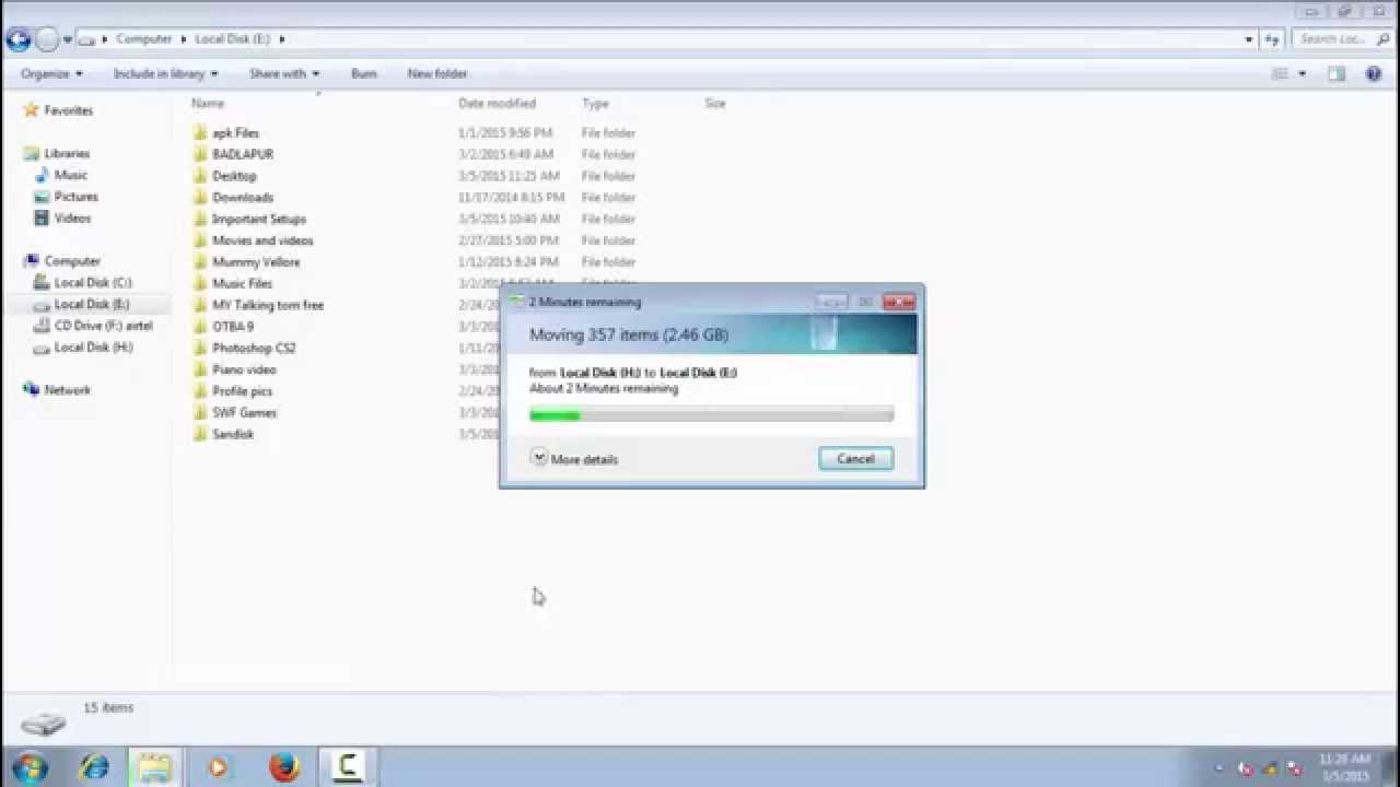 How to change the file system How to change the file system