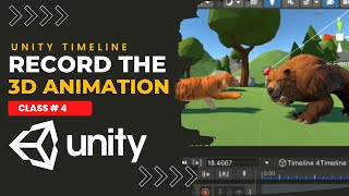 How to Record the 3D Cartoon Animation in Unity Timeline : Beginner Series : Class # 1