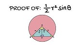 Area Of Triangle 1 2absinc C Trigonometry Maths Fuseschool Area Of Triangle 1 2absinc C Trigonometry Maths Fuseschool