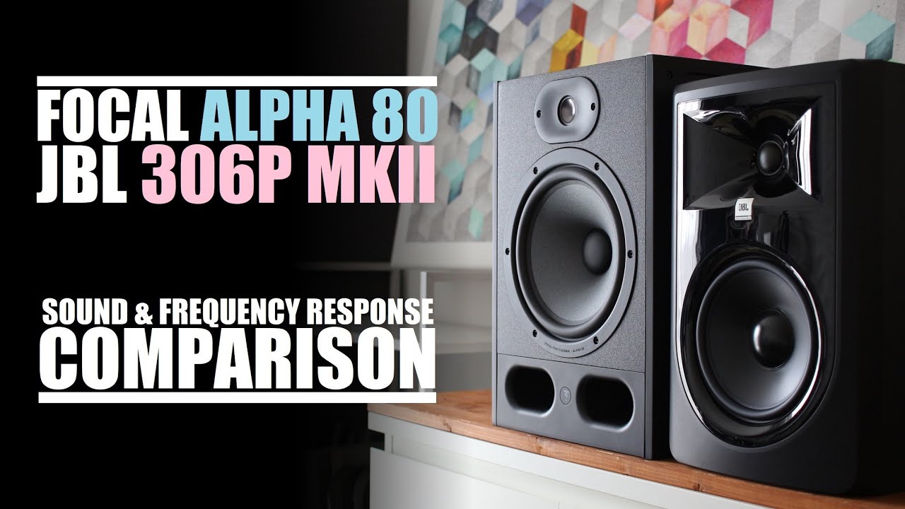 Focal Alpha 80 vs JBL 306P MKII || Sound & Frequency Response