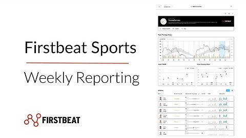 Weekly Reporting by Firstbeat Sports explained in 3 min 35 sec