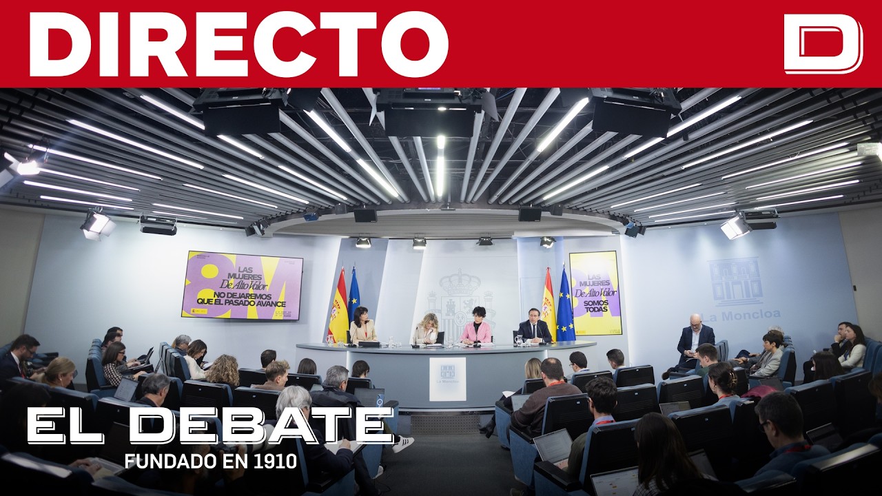 DIRECTO | Rueda de prensa posterior al Consejo de Ministros