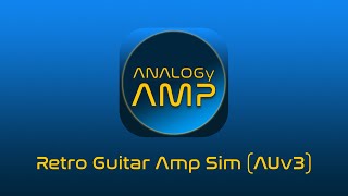 ANALOGyAMP Retro Guitar Amp Sim (AUv3 for iOS & macOS) - Audio Demos screenshot 4
