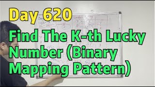 Day 620 - Teaching Kids Programming - Find The K-th Lucky Number (Binary Mapping Pattern)