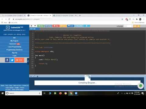 online C++ compiler, no installation. [urdu / hindi]