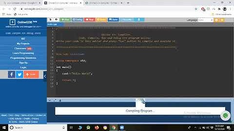 online C++ compiler, no installation. [urdu / hindi]