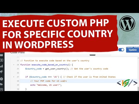How to Execute Custom Code for Specific Country in WordPress