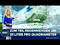 DEUTSCHLAND: Wetter teilt die Republik! Starkregen, Gewitter und strahlender Sonnenschein